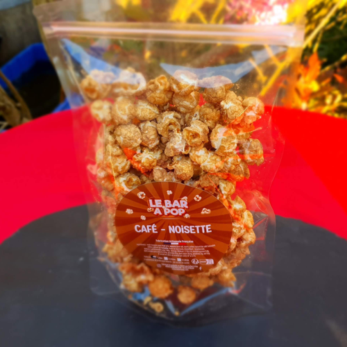Un Popcorn à grignoter devant la télé… Un gout de café Colombie en 1er bouche et la noisette qui arrive quelques secondes après