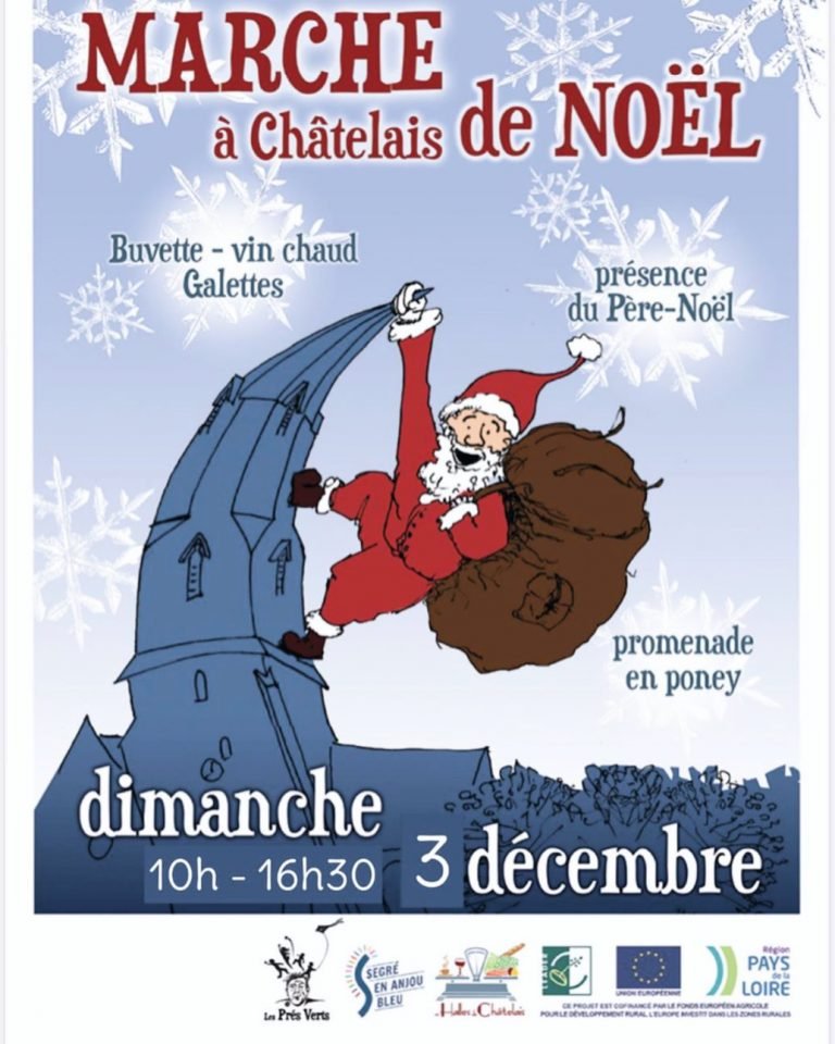 Lire la suite à propos de l’article 3 Décembre 2023 – Marché de Noël de Chatelais (49)